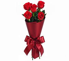 Букет 5 Красных роз Эдлесс Лав в Вилино