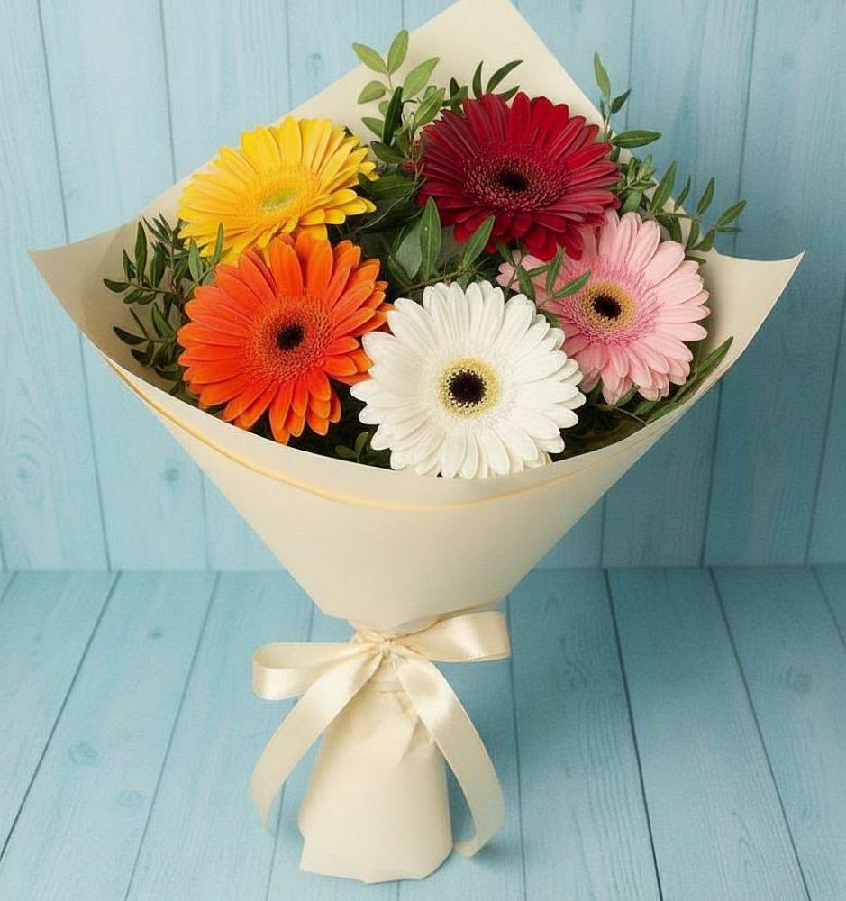 Букет цветов из: Герберы в Вилино