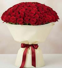 Букет 101 Красная роза Милано в Вилино