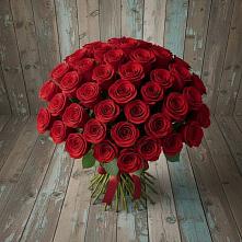 Букет 55 Красных роз Фридом #REPLACE_PRED# Вилино