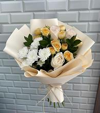 Букет цветов из:  Розы и Хризантемы в Вилино
