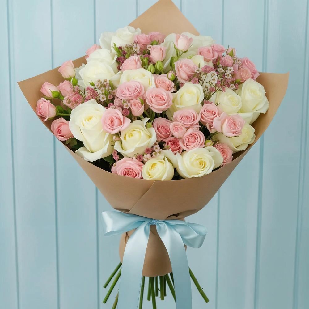 Букет цветов из: Розы в Вилино