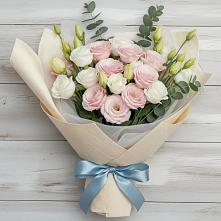 Букет цветов из:  Лизиантусы в Вилино