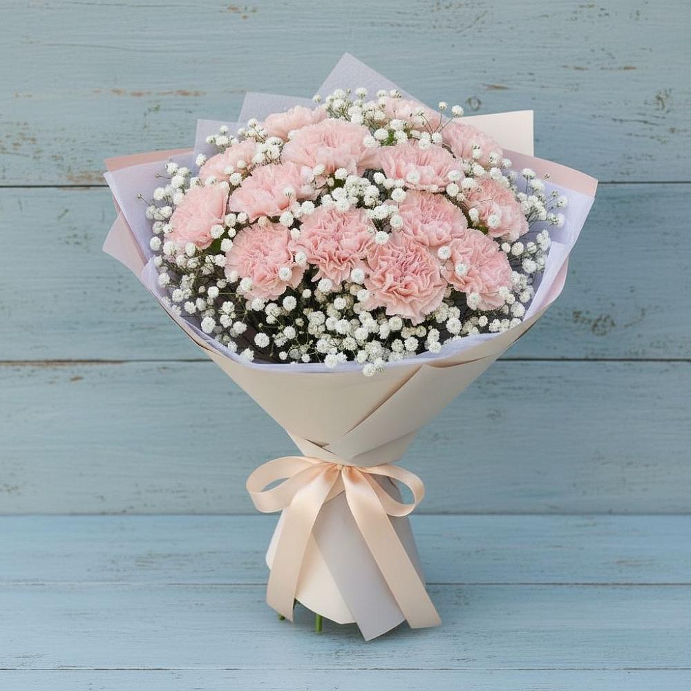 Букет цветов из: Гвоздики в Вилино