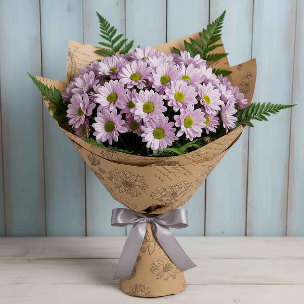Букет цветов из: Хризантемы в Вилино