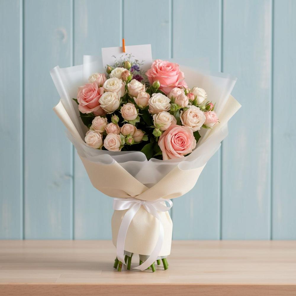 Букет цветов из: Розы в Вилино