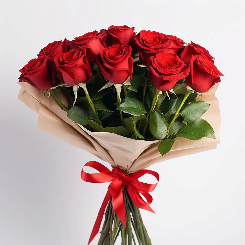 Букет 11 Красных роз Эдлесс Лав в Вилино