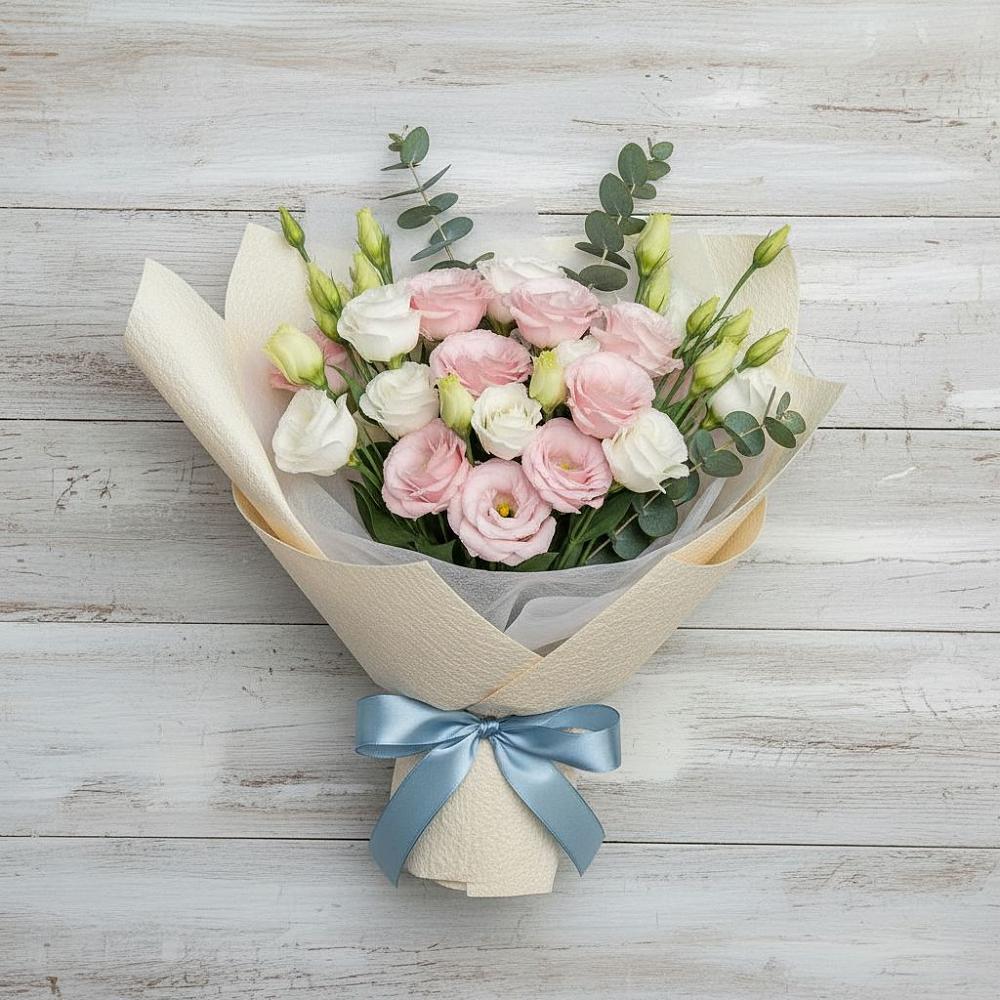 Букет цветов из: Лизиантусы в Вилино